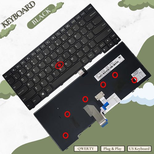 คีย์บอร์ดคุณภาพดีที่สุด T440 T440s T440p - รับประกัน