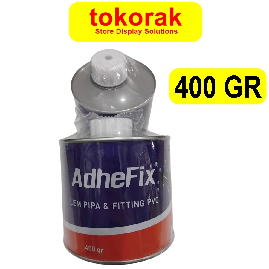 ADHEFIX PVC PIPE GLUE 400 กรัมสามารถเคลือบกาว PVC PARALON PIPE GLUE CAN 400GR GR