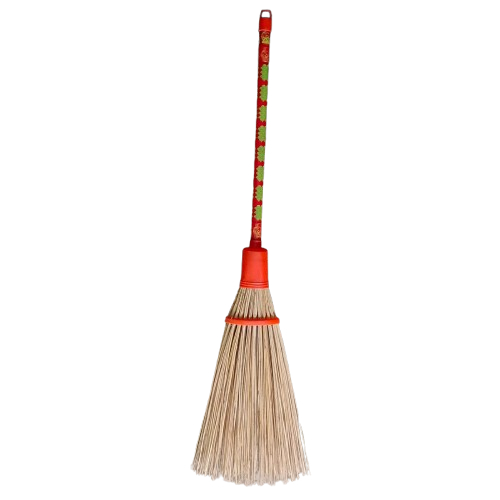 GARDEN BROOM / MEDIUM SIZE GARDEN BROOM / PREMIUM THICK CLEAN STICK BROOM