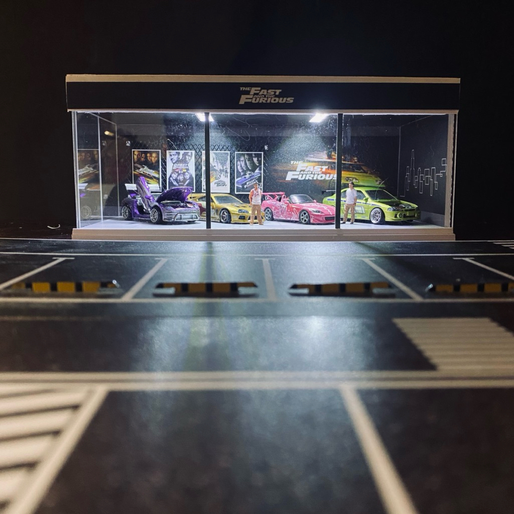 Fast and Furious Showroom Diorama vol2 สเกล 1/64