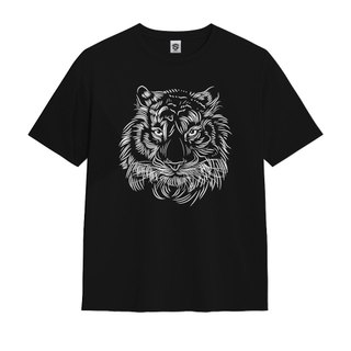 Someone T Shirt Glow In The Dark Black 100D Tiger Line