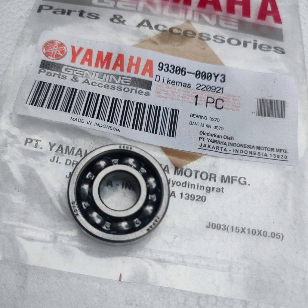 B63-E2223-00 ซีลซิลปั๊มน้ําปั๊มน้ํา Nmax เก่า N Max ใหม่ Aerox 155 LEXI original B6H-E2223-00 แบริ่ง