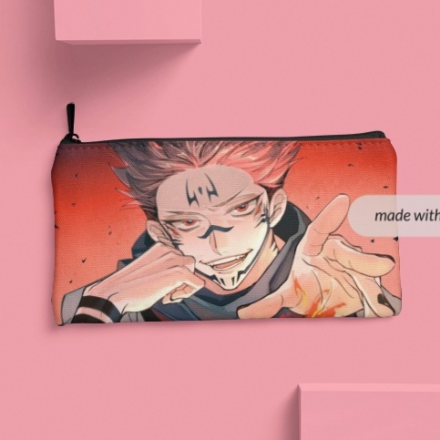 [6 design] PENCIL CASE SUKUNA JUJUTSU KAISEN/ PENCIL CASE SUKUNA JUJUTSU KAISEN