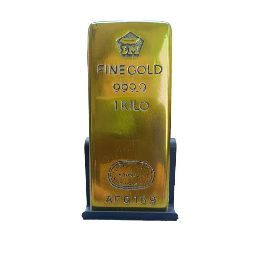 แท่งทองจิ๋ว 1000 กรัม / 1Kg ทองเหลืองทองจิ๋ว Diecast Fine Gold 9999 %