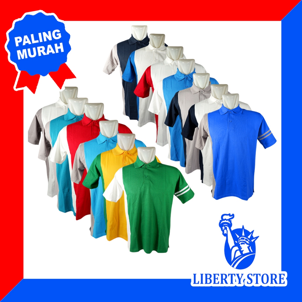 KATUN LIBERTY 18 เสื้อยืดแขนสั้นกีฬาคอปก ADS WAFEL COTTON