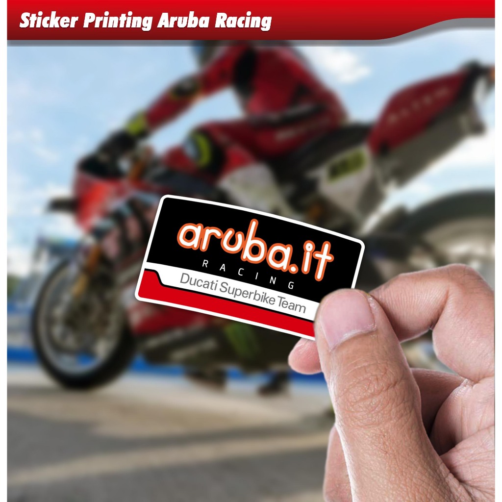 สติ๊กเกอร์พิมพ์แข่ง Aruba