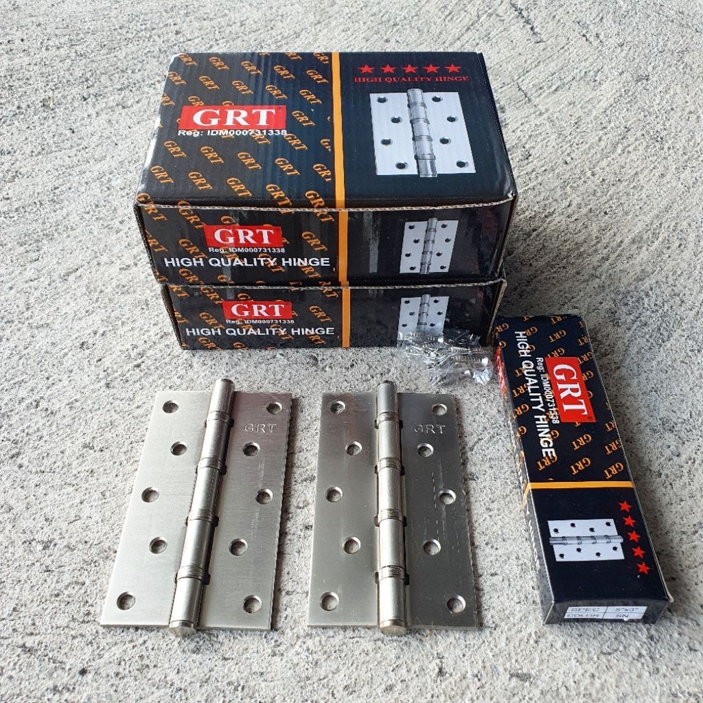 1 DOZEN 12 PAIRS GRT NETZ บานพับประตูหน้าต่าง 5 นิ้ว 5 "ความหนา GRT NETZ