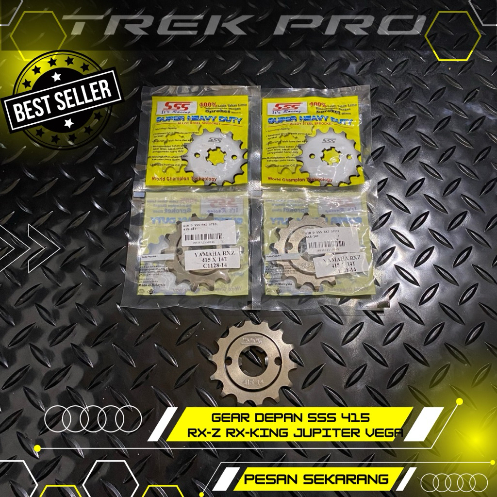 เกียร์หน้า SSS 415 RX-Z RX-KING JUPITER VEGA