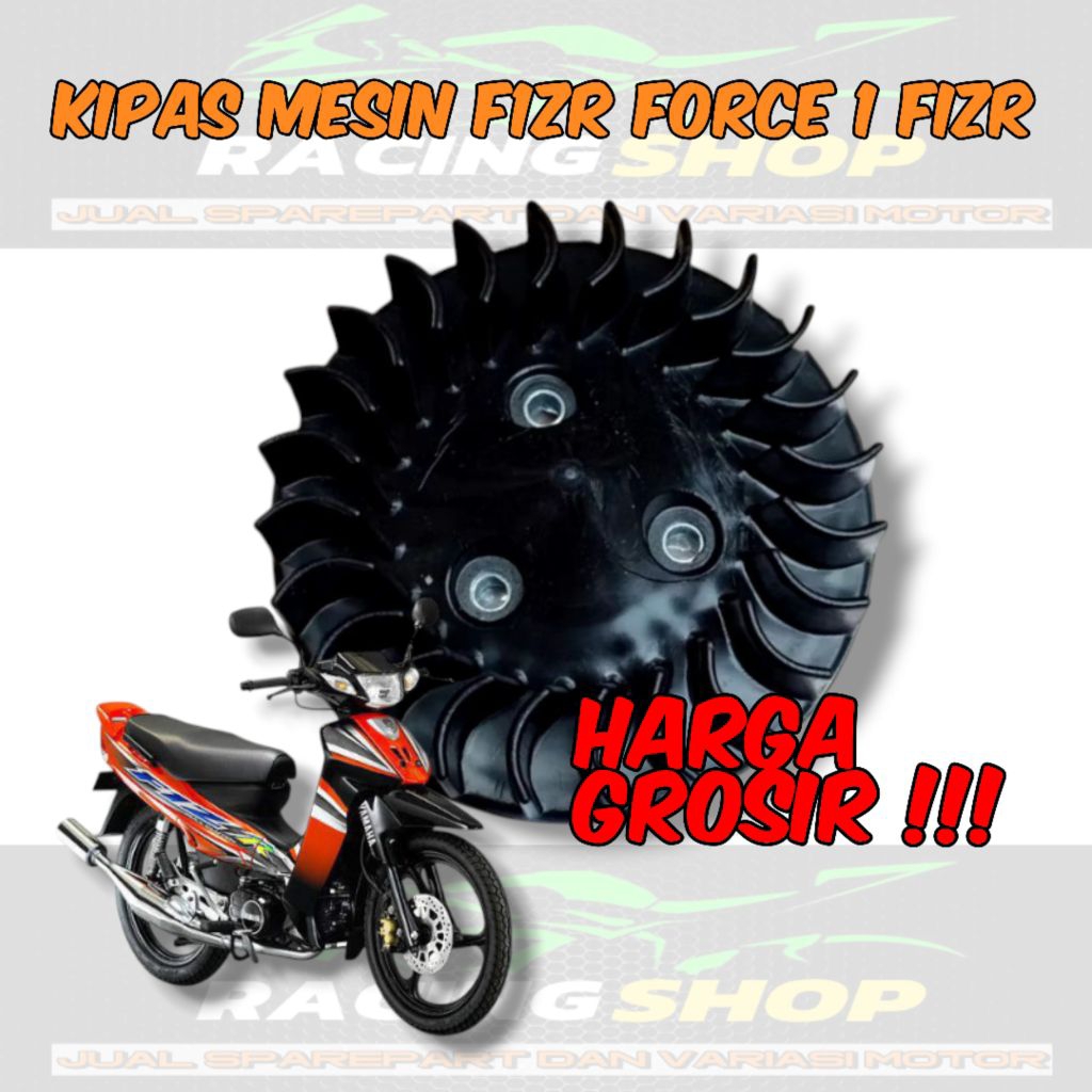 MESIN YAMAHA FIZR F1ZR FORCE 1 CKDPASS MOTORCYCLE ENGINE COOLING FAN