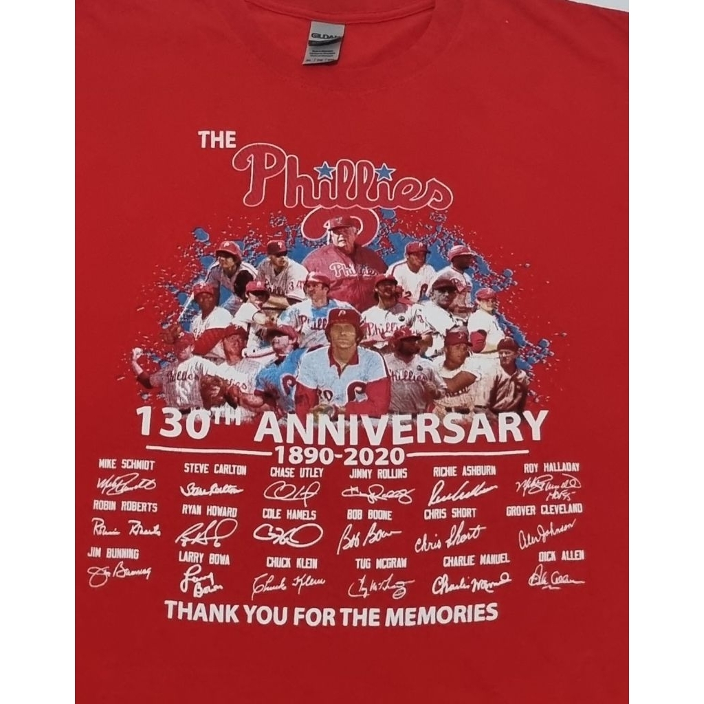 เสื้อยืดศิลปะครบรอบ 130 ปี Phillies