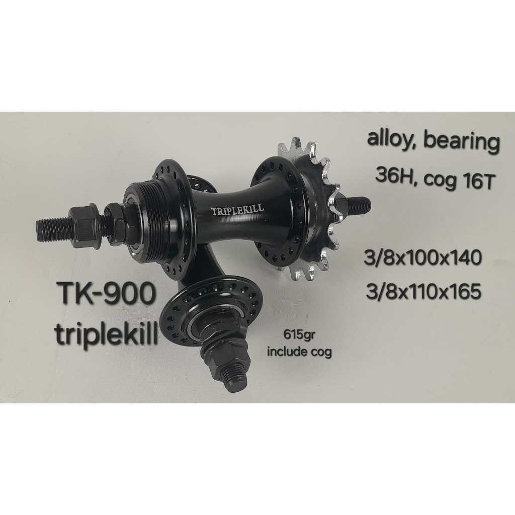 FIXIE FIXED GEAR TK900 DOLTRAP ด้านหน้ากลับ HUB รวม COG 16T