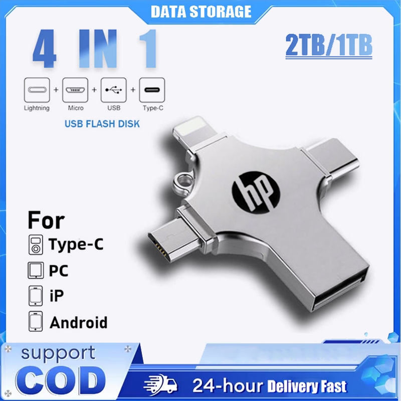 256GB lightning USB Stick สําหรับ iPhone, Flashdisk OTG Photo work with iPhone/USB-C iPad และโทรศัพท