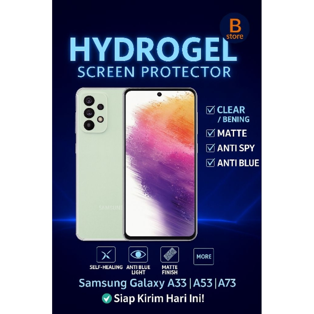 ไฮโดรเจล Samsung Galaxy A34/A54/A74 – Matte Gaming Anti-Oil
