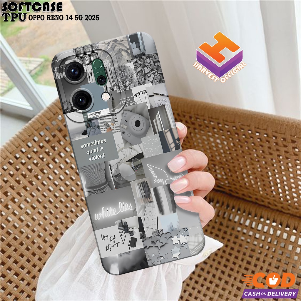 เคส Oppo Reno 14 5G 2025 ล่าสุด - เคส Oppo Reno 14 5G Softcase - เคส Pro Camera Softcase - Oppo Reno