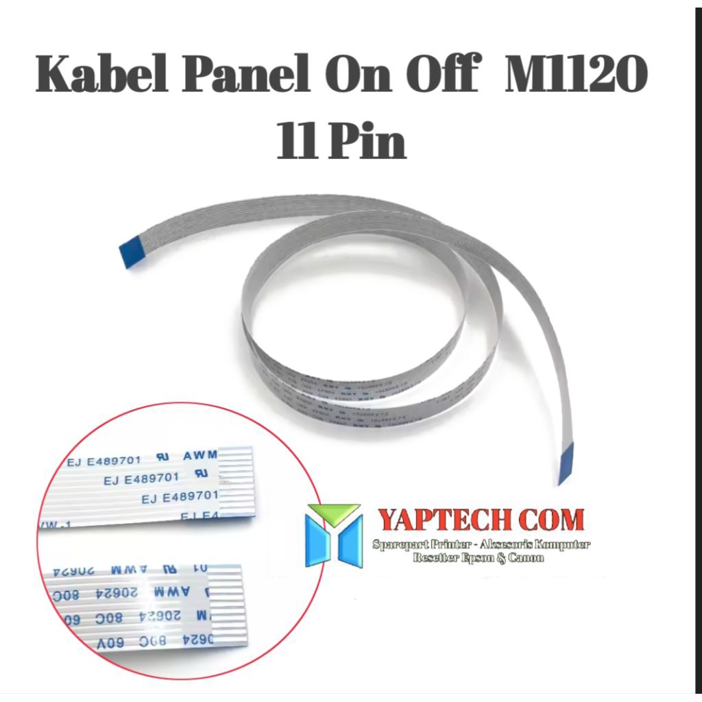 สายเคเบิลแผงควบคุมสายเคเบิลจอแสดงผล Epson M1120 11 Pin Epson M1120 สายเคเบิลแผงปิด