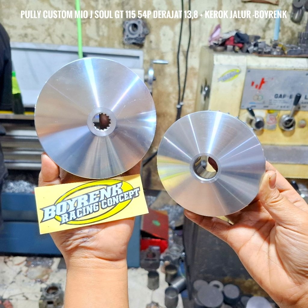 PULLY PULLEY SET CUSTOM ROLLER HOUSING MIO J MIO SOUL GT 54P 13.5 DEGREE CORNER|13.8 AND BOYRENK TRA