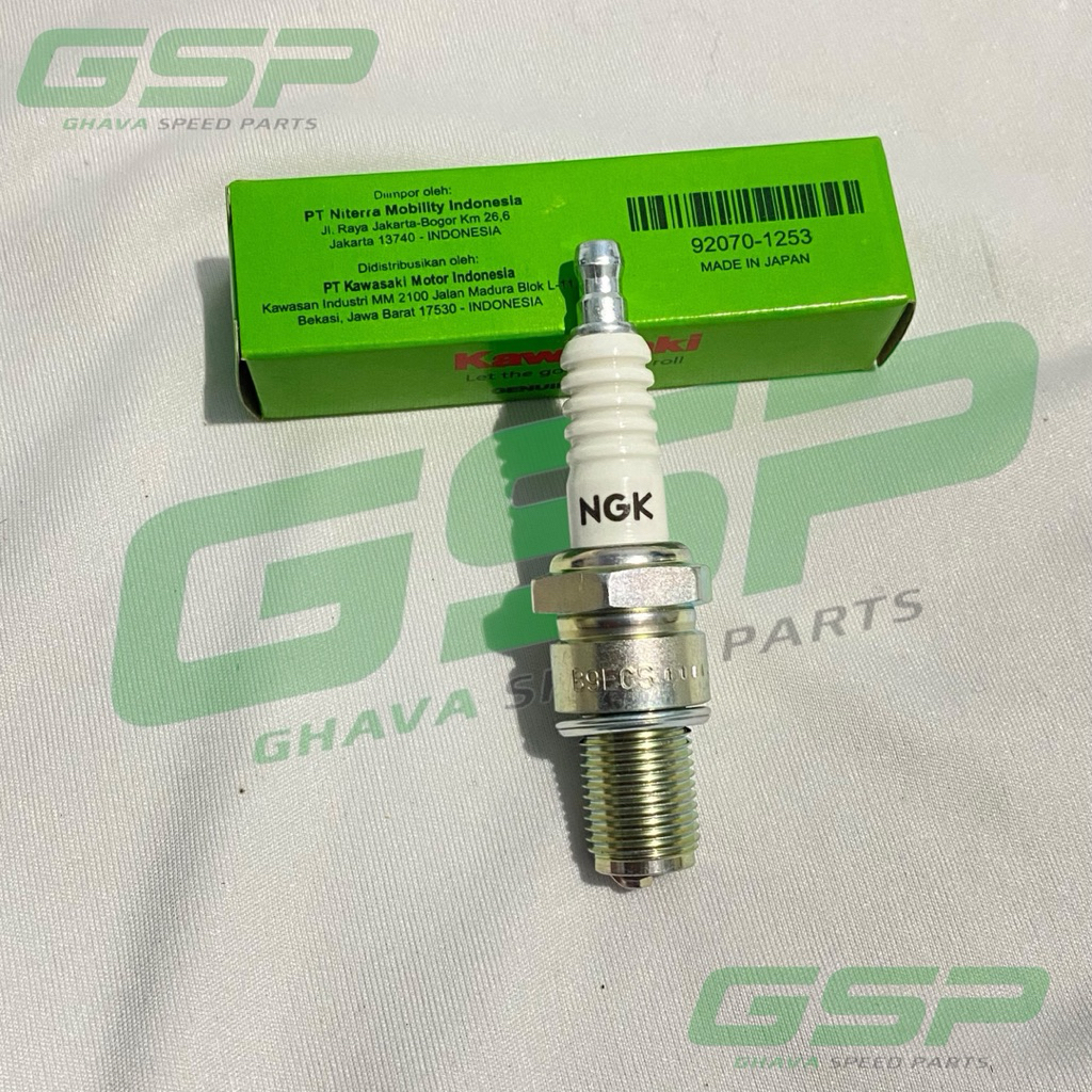 หัวเทียน NGK B9ecs Kawasaki Ninja RR R SS ใหม่เก่า 97070-1253 หัวเทียน B9ecs NGK Ninja Rr