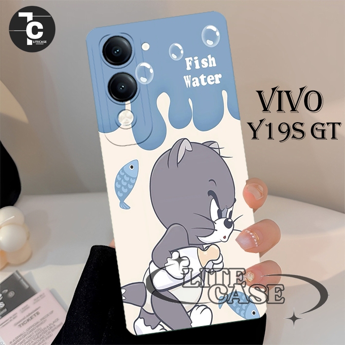 [GCR158]FLEXIBLE CASE VIVO Y19S GT Y04 4G 2025 / VIVO Y29S 2025 Motif T0m และ j3rry viral น่ารัก