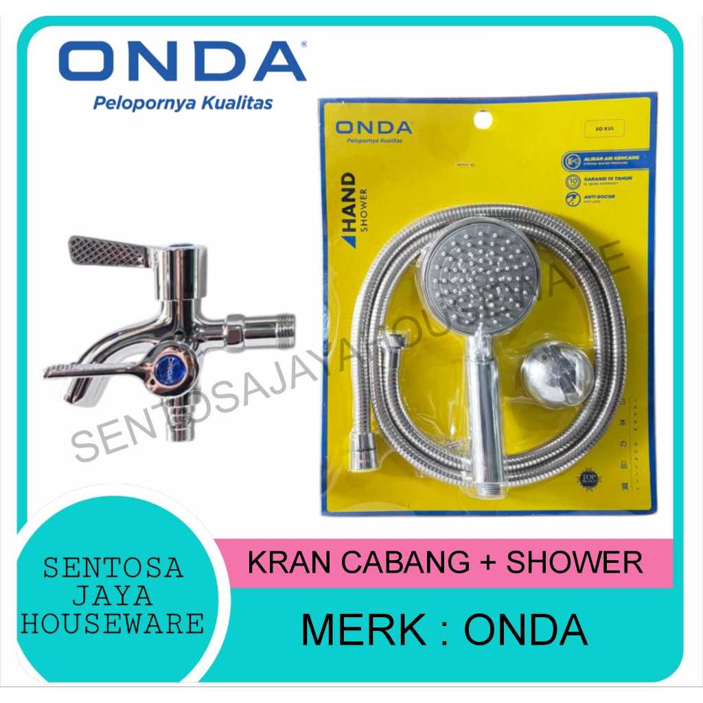 ต้นฉบับ ONDA BRANCH FAUCET + ONDA HAND SHOWER / HAND SHOWER พร้อม ONDA BRANCH FAUCET