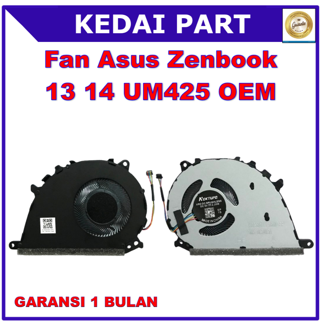 พัดลม Asus Zenbook 14 UM425 UM425IA UX425 UX425E UX425EA UX425J X425E Ryzen 7 4700U U4700J U4700E