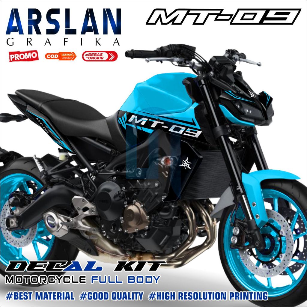 Decal MT 09 Full Body Sticker MT 09 Full Body Racing Motif