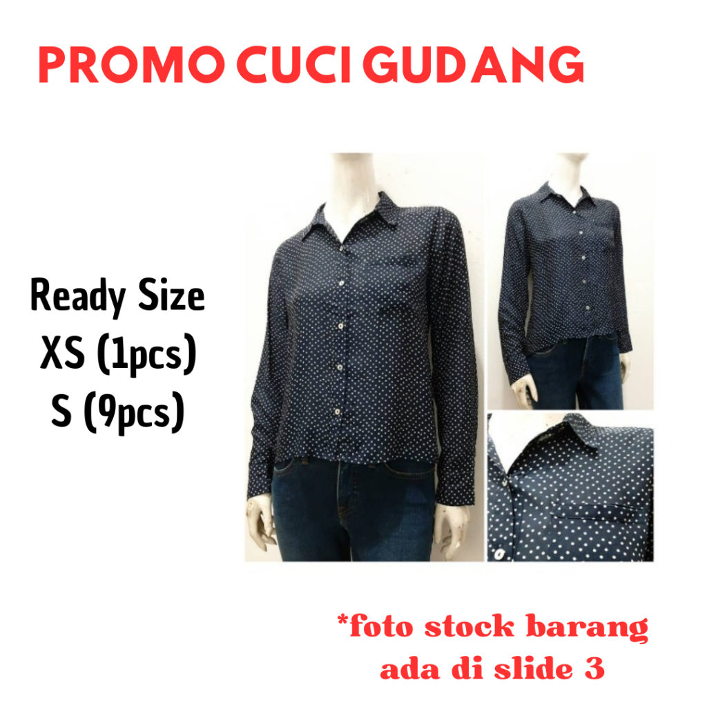 KMJ001 AK An*e Klein mtf เสื้อลายจุด