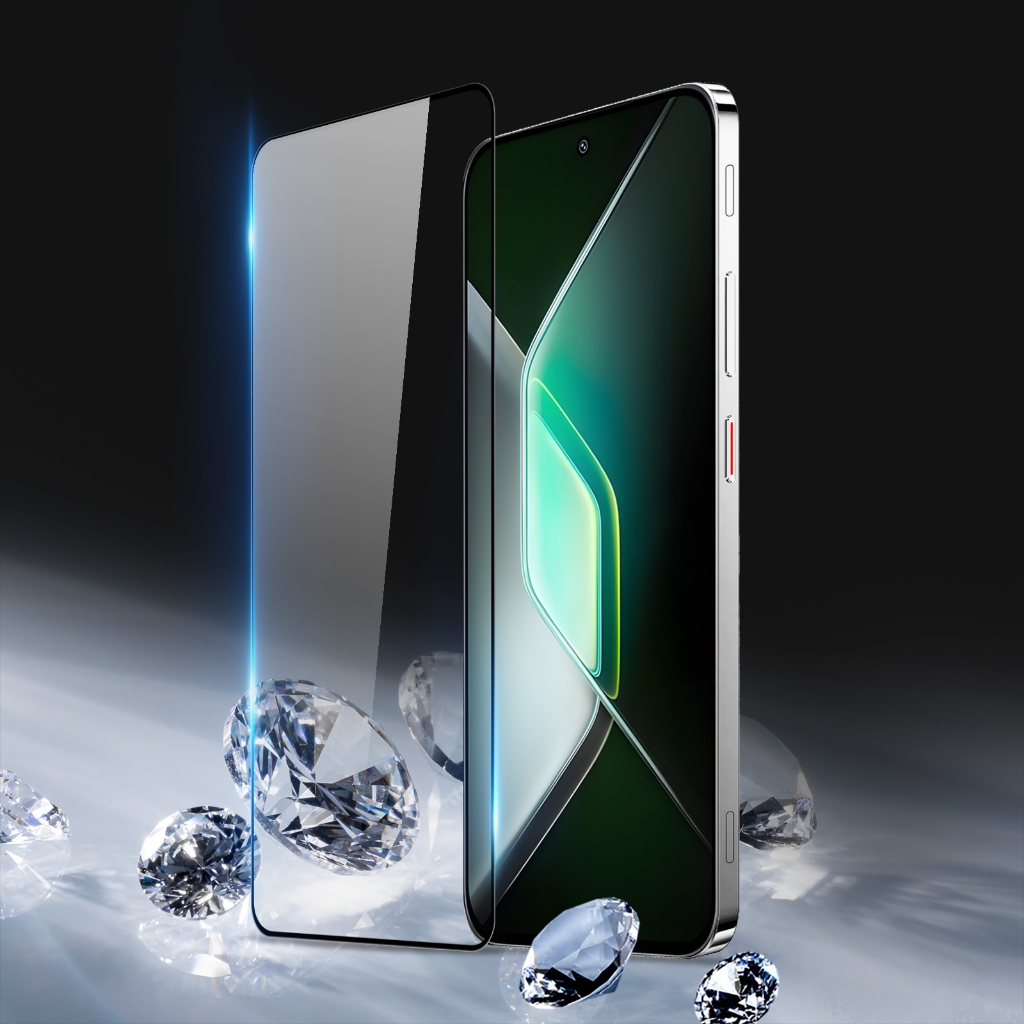 ใหม่กระจกนิรภัยกาวเต็มคลุมทั้งหมด INFINIX GT 50 PRO / 50 / 30 5G / 30 PRO / GT 20 PRO / GT 10 PRO กร