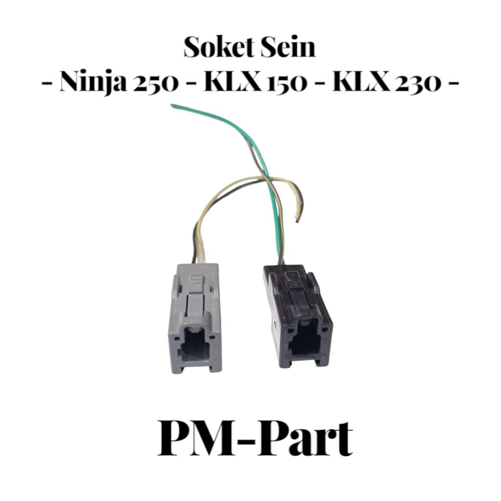 ซ็อกเก็ตไฟเลี้ยว Riting Socket Kawasaki Ninja 250 KLX 150 KLX 230 2 PIN