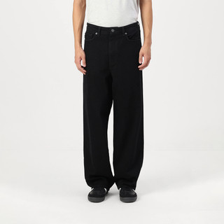 Celana Panjang Baggy Jeans Hitam Wide leg Loose Lebar Gombrong Oversize Highwaist Casual - UNISEX