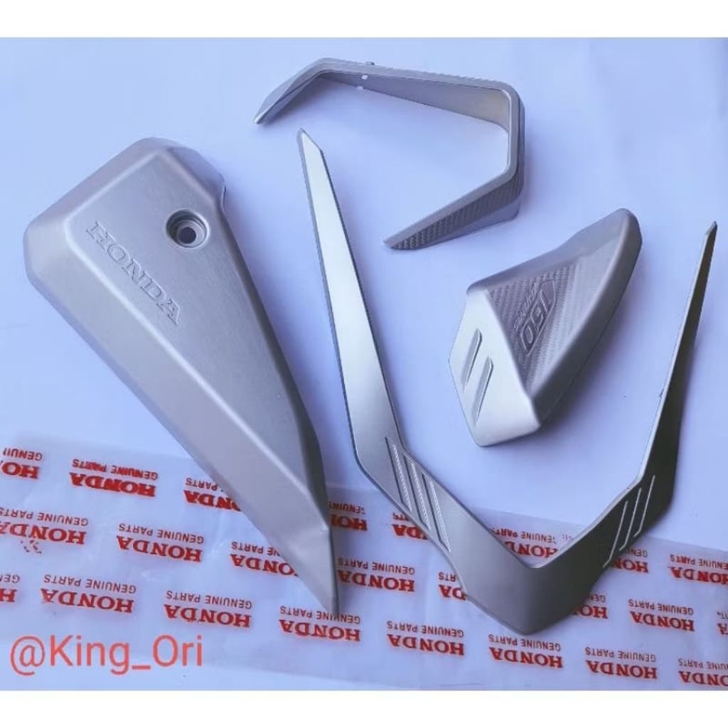 Garnish Cover Muffler Exhaust Garnish Air Filter Full Set Motor Vario 160 Original