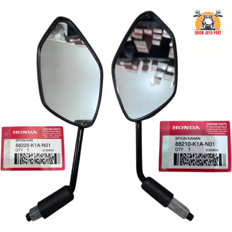 88220-K1A-N01 กระจกมองหลังต้นฉบับ K1A Honda Beat Deluxe 2020-2024 Beat Street Beat Led Genio