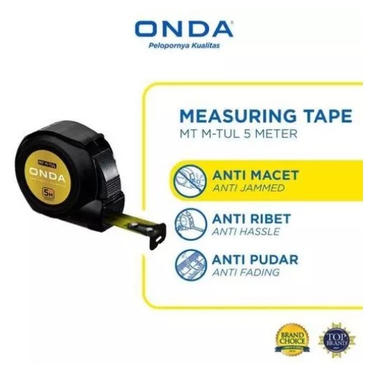 Onda Meteran M-Tul 5 เมตร Onda / สายวัด Onda