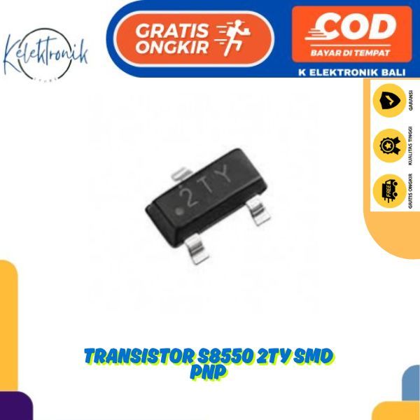 ทรานซิสเตอร์ S8550 2TY SMD PNP Bipolar Junction ทรานซิสเตอร์ (BJT)