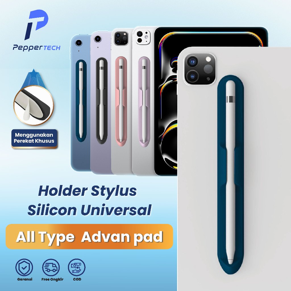 PEPPERTECH - Universal Silicon Stylus Case สําหรับ Advan VX Sketch 2 Tab Advan A8 XTAB Tab 8001 8002