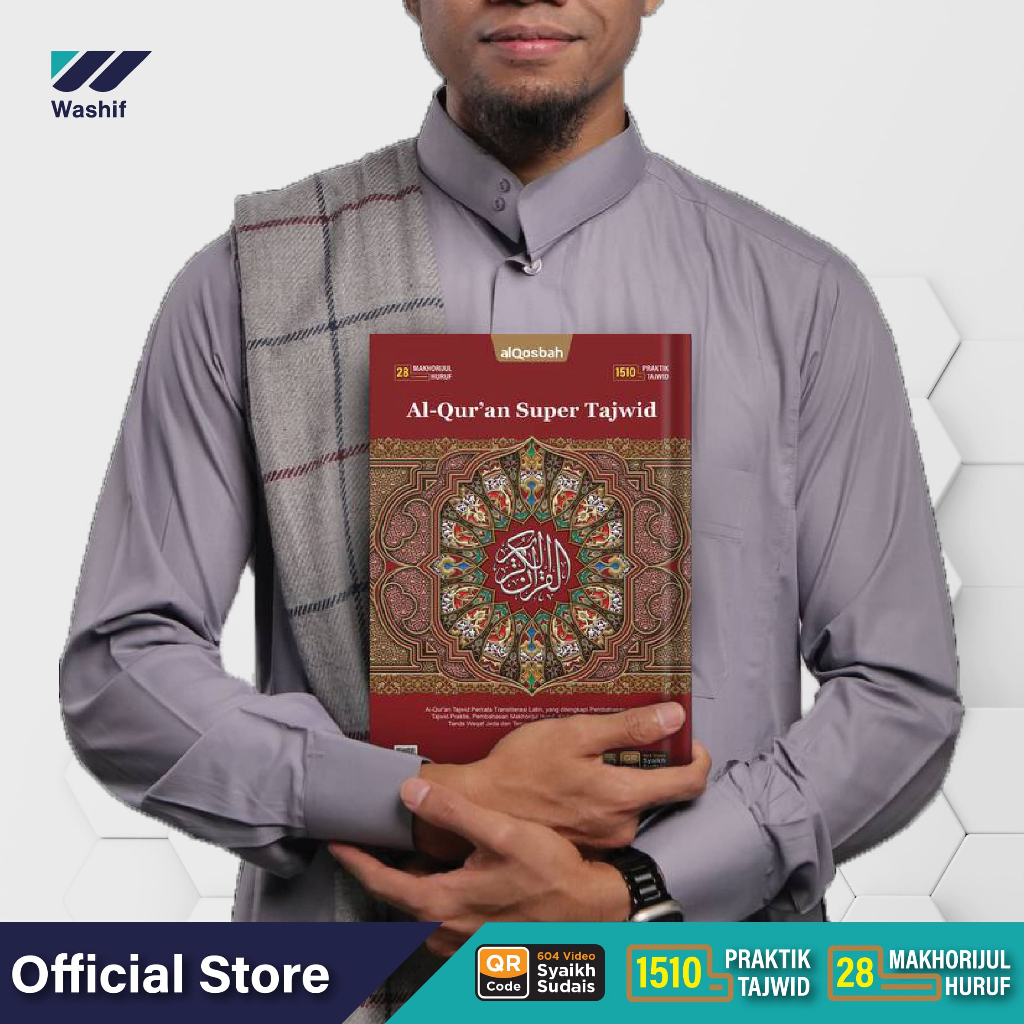 Washif - Al Quran Super Tajwid Latin Transmation Multicode Thematic Color Words คุณสมบัติครบถ้วน Dig