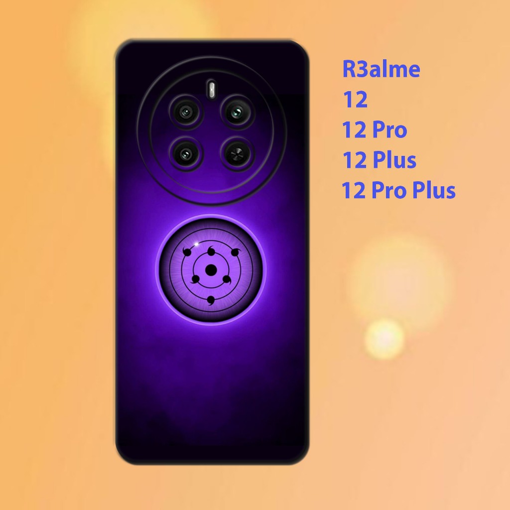เคส realme 12, Realme 12 Pro, Realme 12 Plus, Realme 12 Pro Plus - ซิลิโคนยืดหยุ่นสีดํา