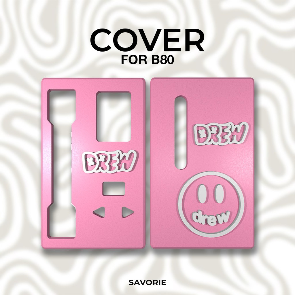 DREW PINK WHITE B8O CASE 3D PRINT MAGNETIC