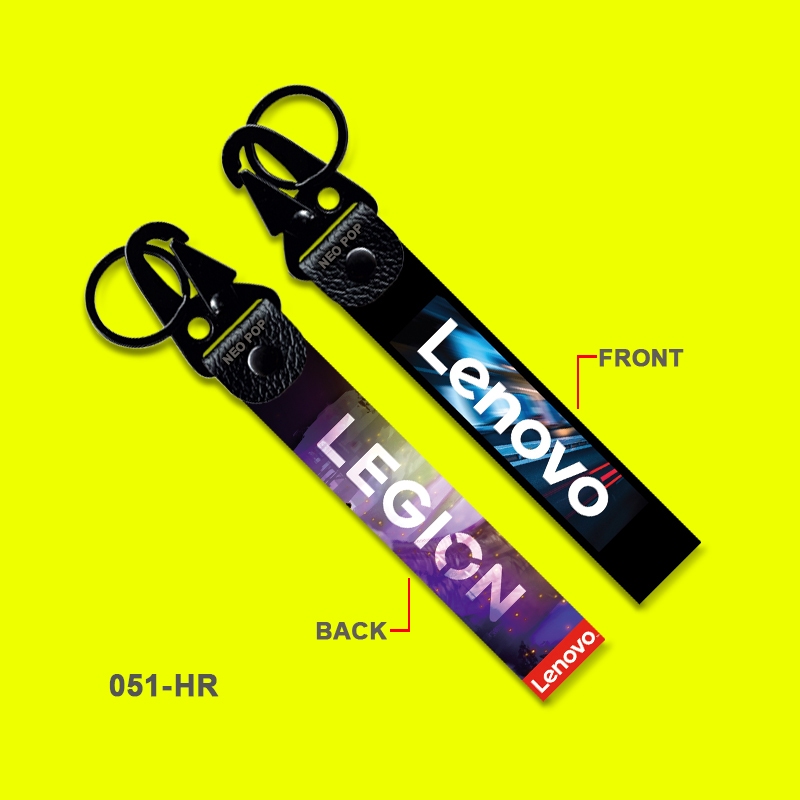 GANTUNGAN พรีเมี่ยมพวงกุญแจโลโก้ LENOVO LEGION KEY CHAIN TAG STAP HOLDER รถจักรยานยนต์ไฟฟ้ารถ LUGGAG