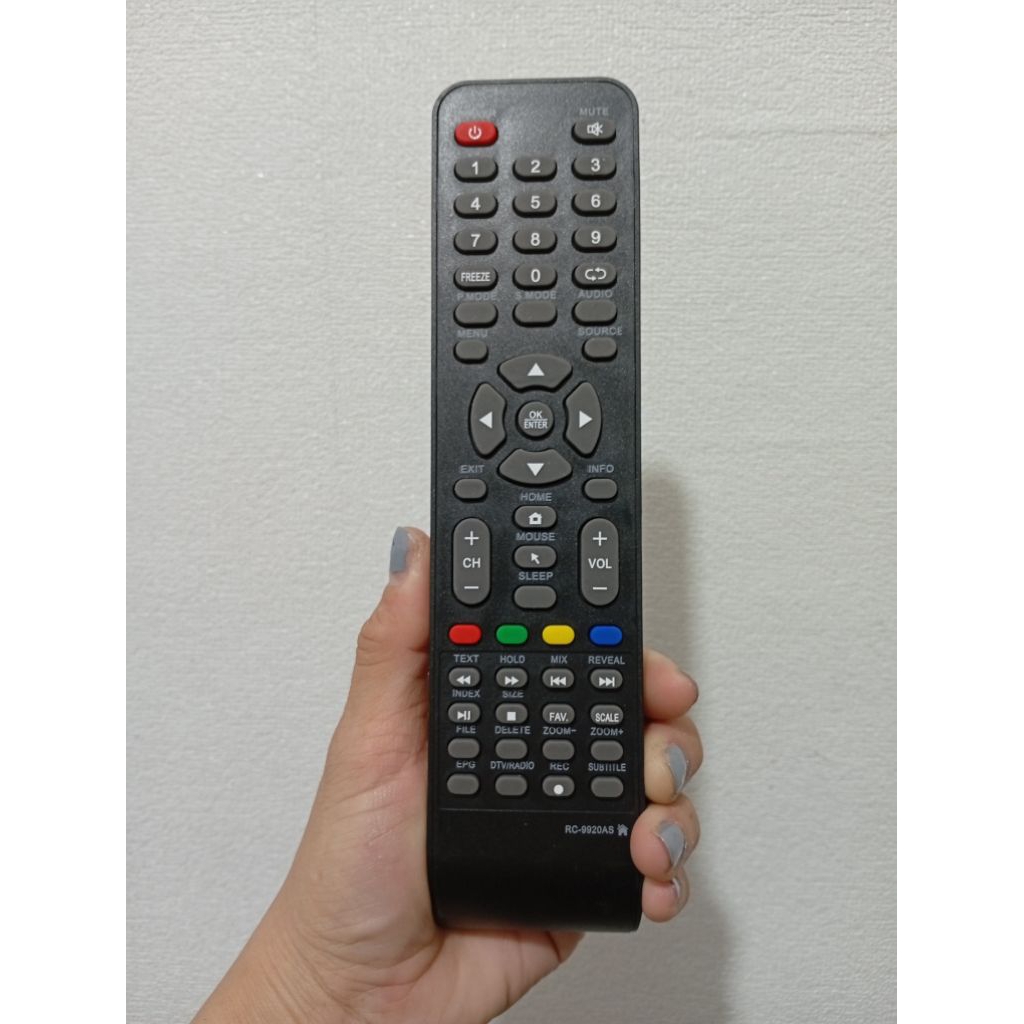 Remote TV Akari LCD LED Smart Connect RC-9920AS / Remot TV Akari Smart Connect TV RC-9920AS