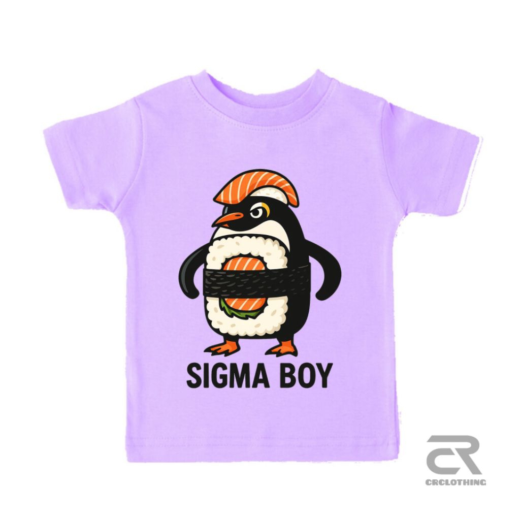Anomali Sigma Boy เสื้อสําหรับเด็กชายและเด็กหญิง, ผ้าฝ้ายหวี 30S, เสื้อเด็กแขนสั้น Unisex