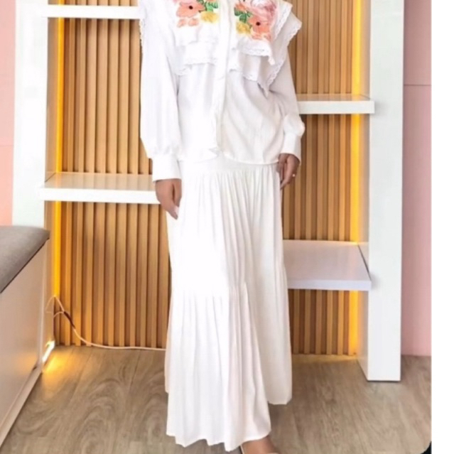 KATUN AMFA BOUTIQE- กระโปรงสตรีที่ทําจากผ้าฝ้ายนําเข้า ORIGINAL BKK JR SHOP