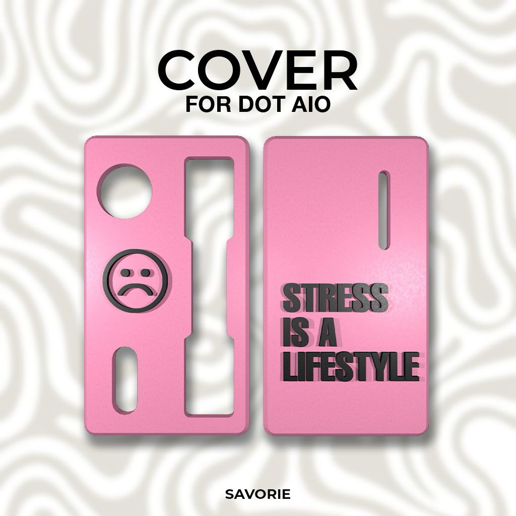 SIAL PINK BLACK D0T CASE 3D PRINT MAGNETIC