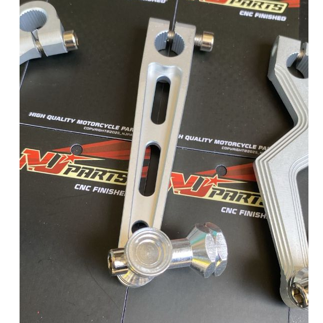 NJPARTS โครงการแข่งเกลียวตรง almu CNC คันต้นขาเบรคสากล mio vario beat scoopy aerox jupiter nouvo