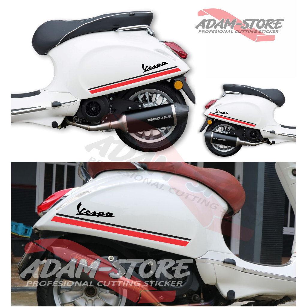 VS1 สติ๊กเกอร์ Vespa Sprint / สติ๊กเกอร์รายชื่อมอเตอร์ไซค์ Vespa / สติ๊กเกอร์ Vespa Primavera / สติ๊