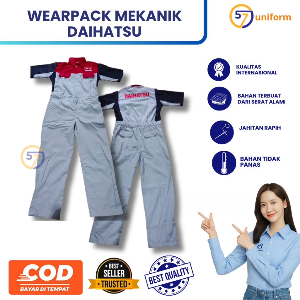 Daihatsu Mechanic Uniform Daihatsu Mechanic Daihatsu Workshop Uniform