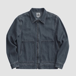 Fairgoods Work Jacket Boxy Denim Stuw Grey