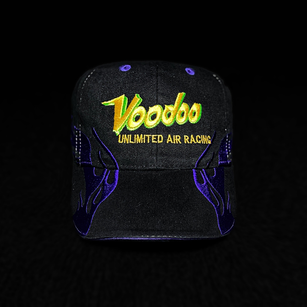 VINTAGE FLAME HAT - 90s VODOO AIR RACING *เหมือนใหม่