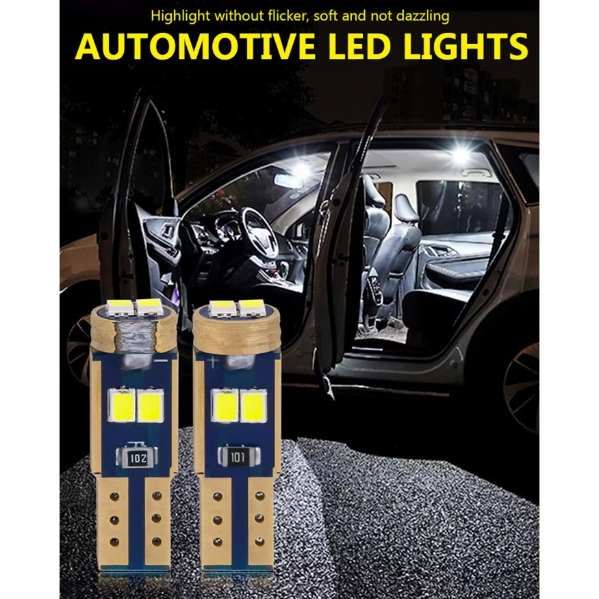 T5 ไฟ LED T5 ไฟ LED รถวัดความเร็วรถจักรยานยนต์ 6 SMD