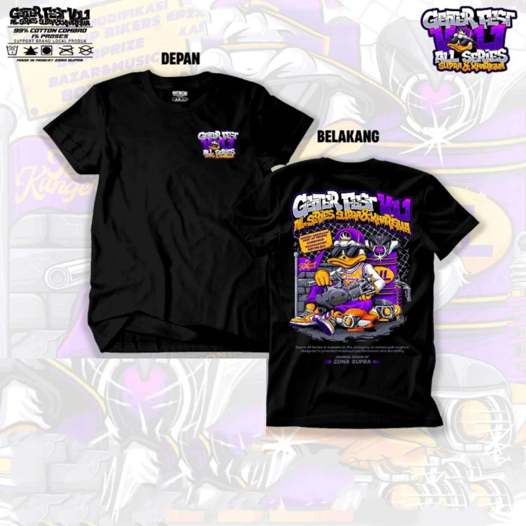 Supra Boyolali GETTERFEST เสื้อยืด Unisex - เสื้อยืดผู้ชายและผู้หญิง - เสื้อ Supra