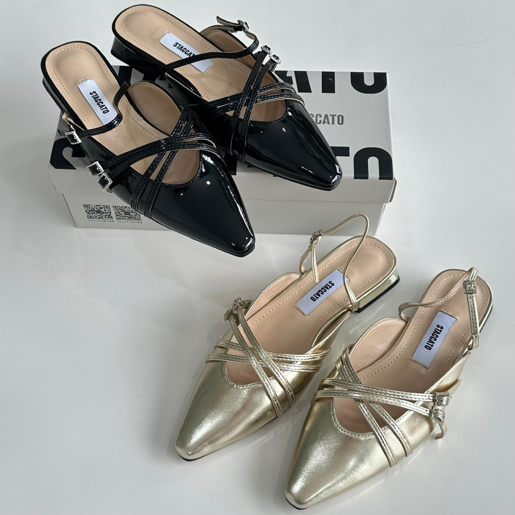 รองเท้าส้นแบน Classic Slide